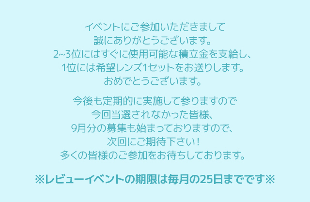 mitunolensベストレビュー