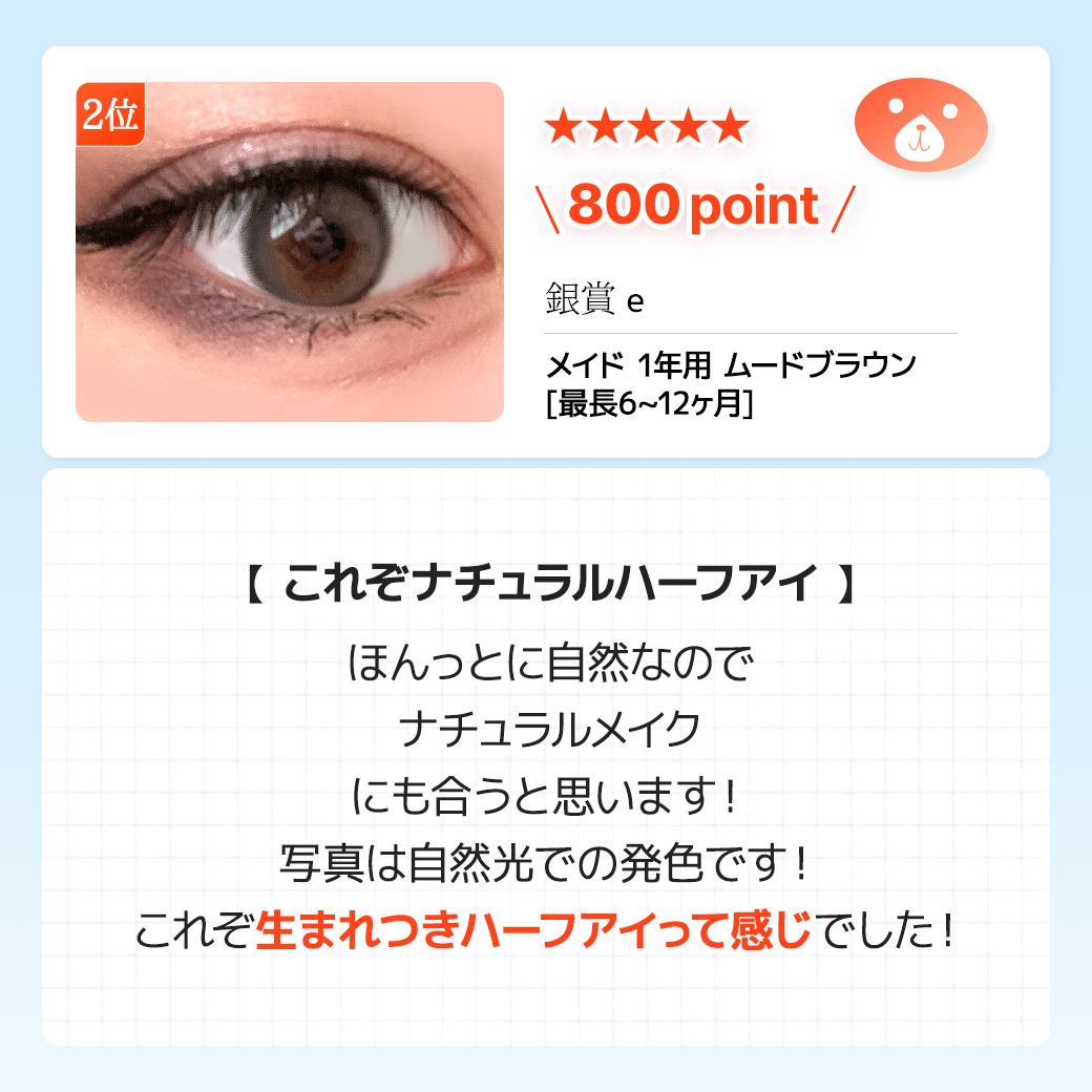 蜜のレンズカラコンレビュー