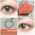  【I-SHA・アイシャレンズ】シュガーパステルアイ BABY BROWN ♡カラコンレビュー